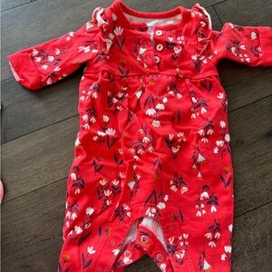 Carter's Red Floral Baby Outfit